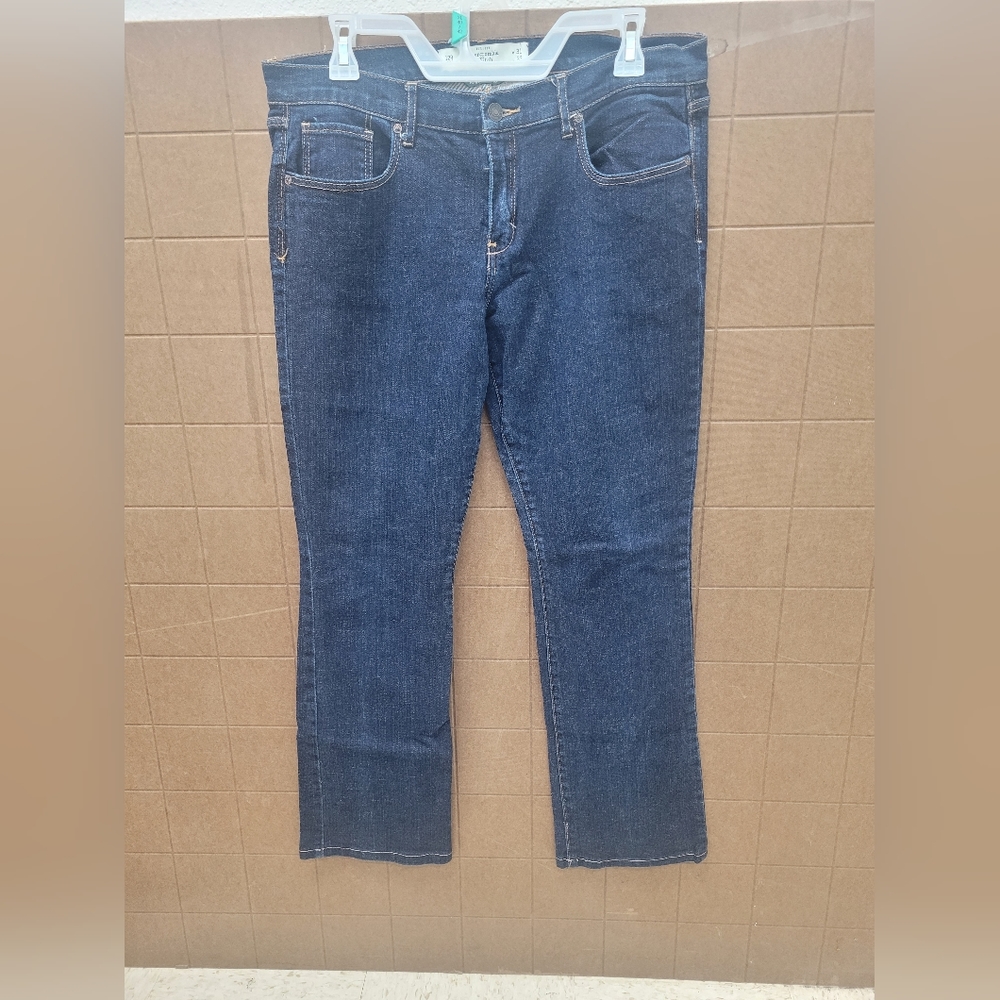 Abercrombie &Fitch Perfect Stretch Dark Wash Jeans 31X33/12R Womens